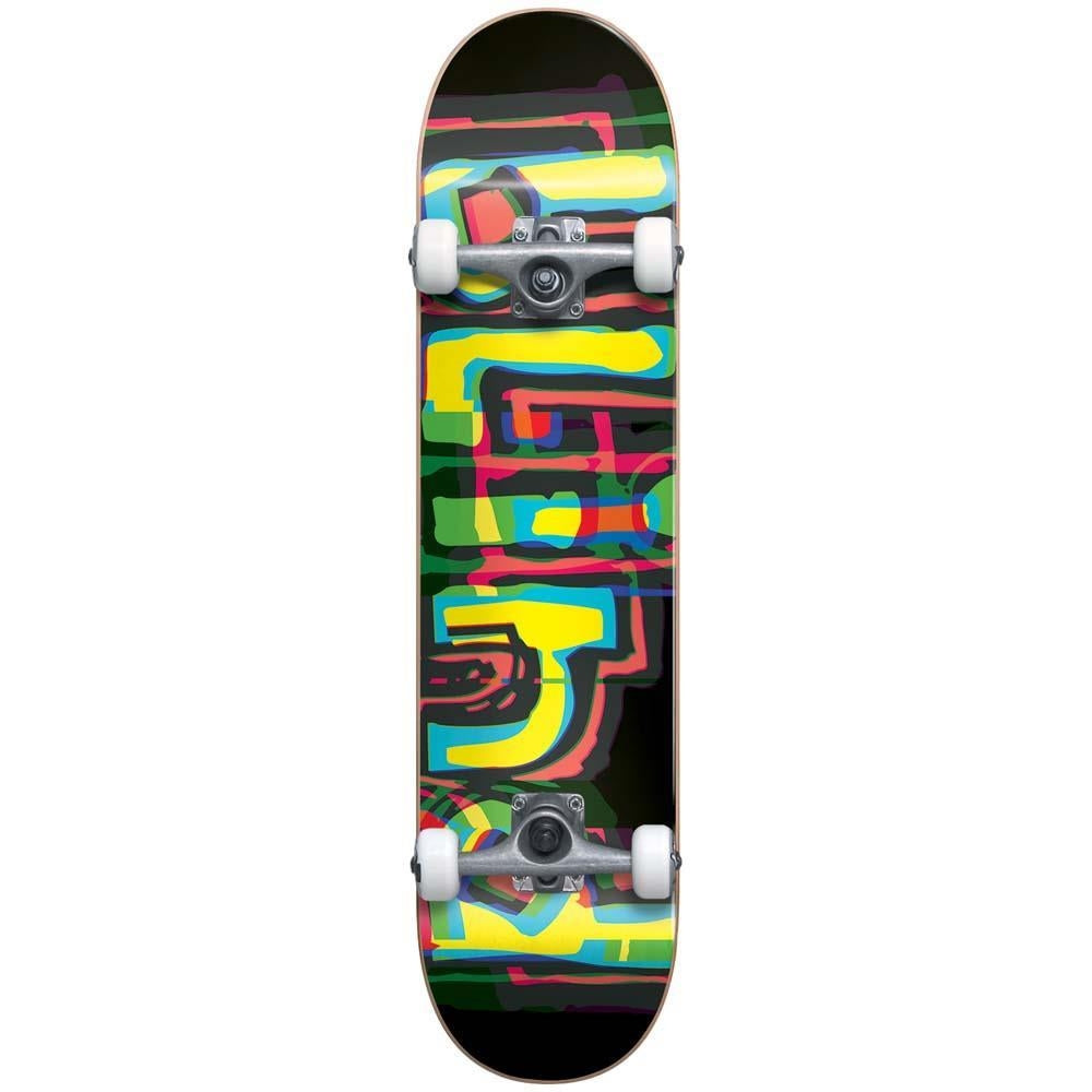 Blind Logo Glitch Factory Complete Skateboard Black 7.875"