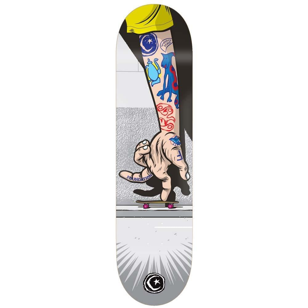 Foundation Bratrud Push Skateboard Deck Multi 8.38"