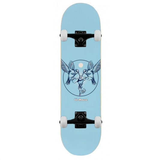 Birdhouse Hummingbird Logo Complete Skateboard Blue 8.25"