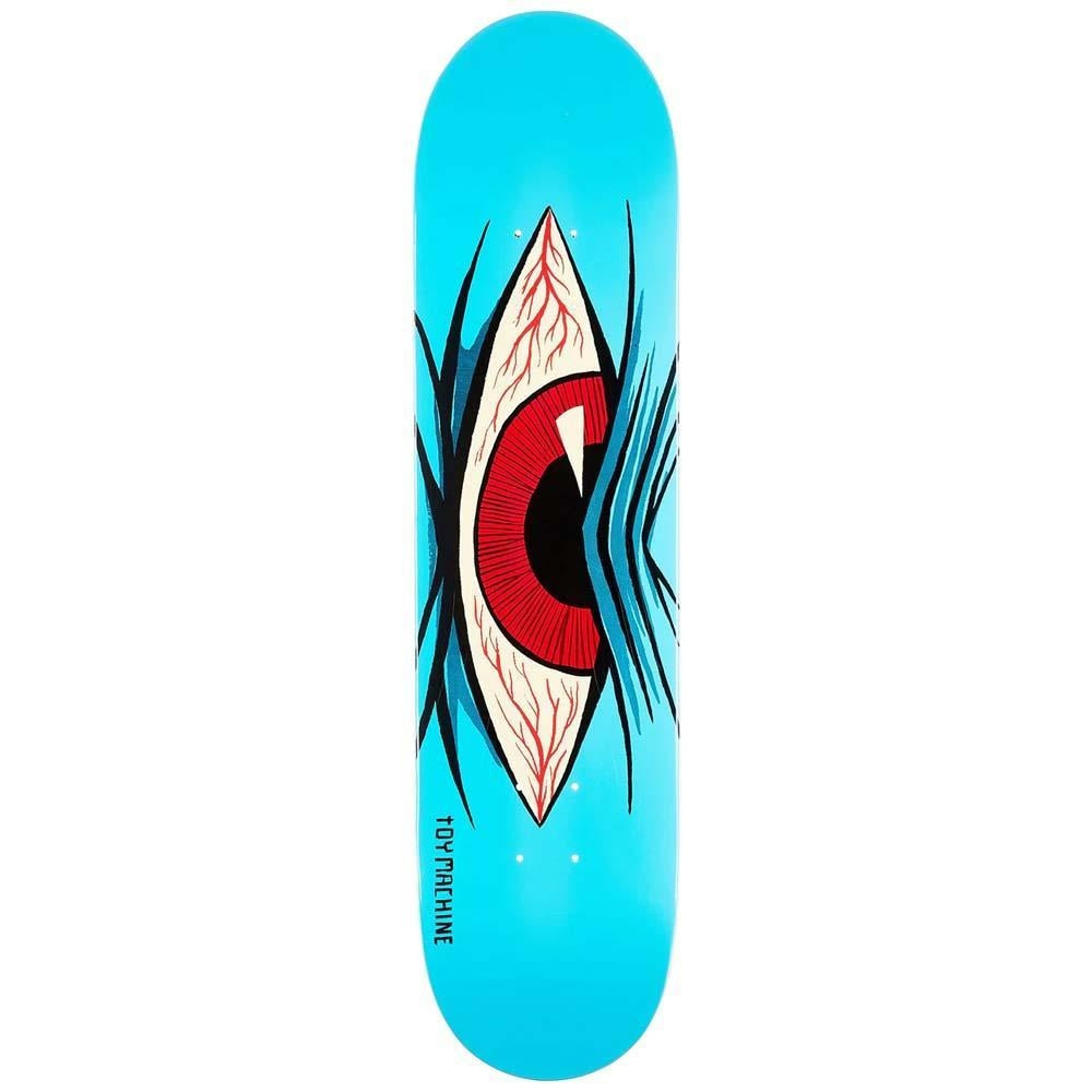 Toy Machine Mad Eye Skateboard Deck Blue 8.13"