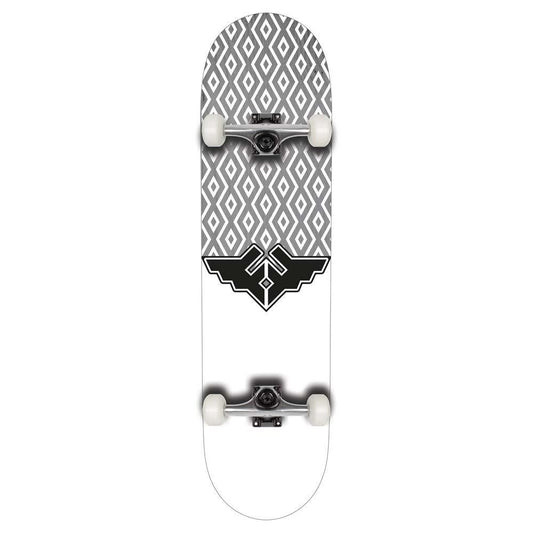 Fracture Wings V5 Factory Complete Skateboard Grey 8.25"