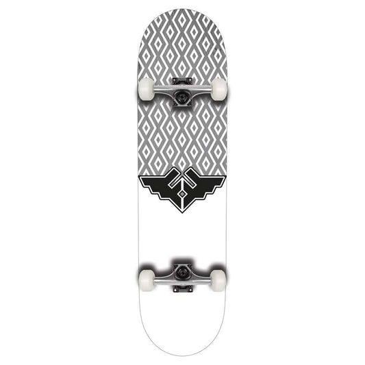 Fracture Wings V5 Factory Complete Skateboard Grey 8.25"