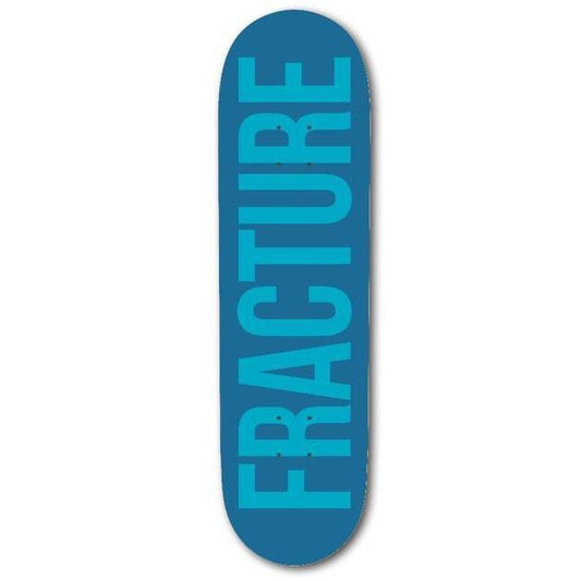 Fracture Fade Skateboard Deck Teal 8.25"