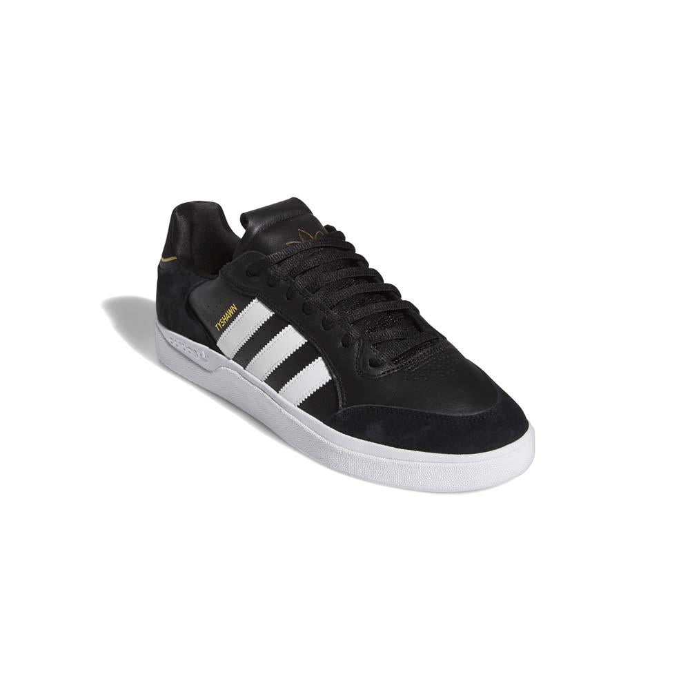 Adidas Skateboarding Tyshawn Low Black Feather White Gold Metallic Skate Shoes