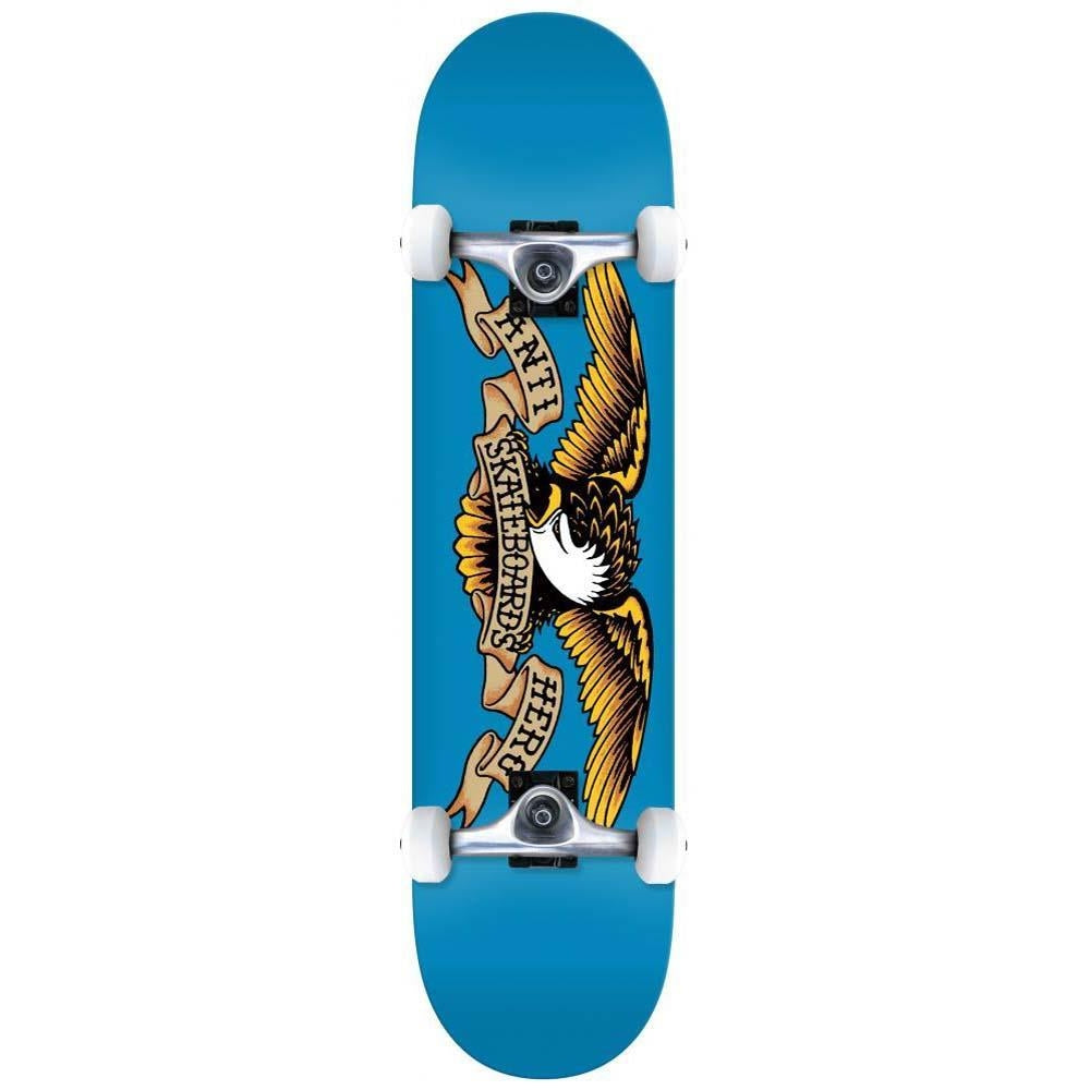 Anti Hero Classic Eagle SM Factory Complete Skateboard Blue 7.5"