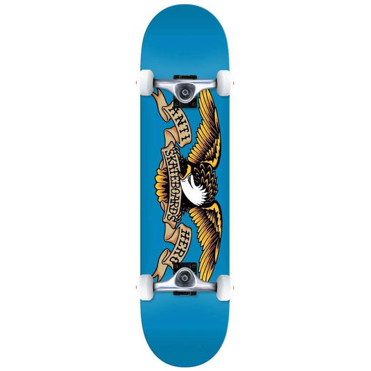 Anti Hero Classic Eagle SM Factory Complete Skateboard Blue 7.5"