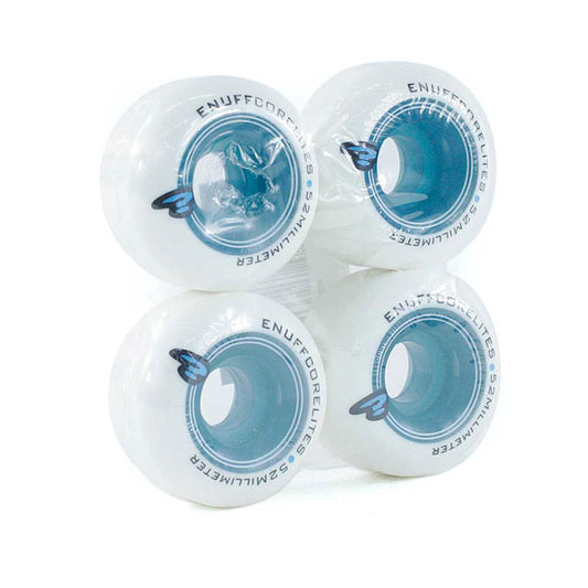 Enuff Corelites Skateboard Wheels White Blue 52mm