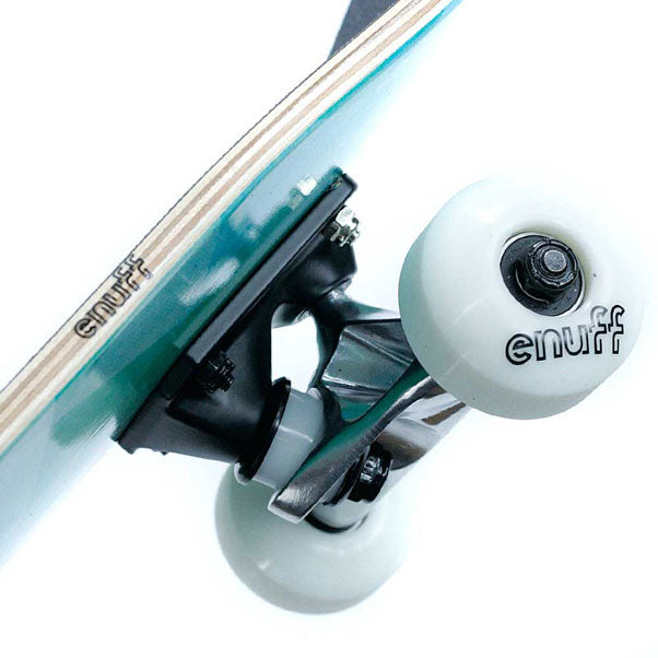 Enuff Skateboards Geometric Factory Complete Skateboard Green 8"