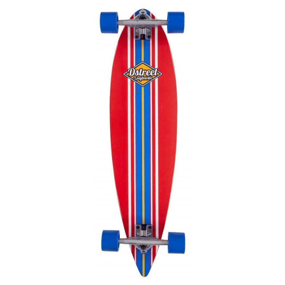 D Street Skateboard Pintail Ocean Red 35 Inch