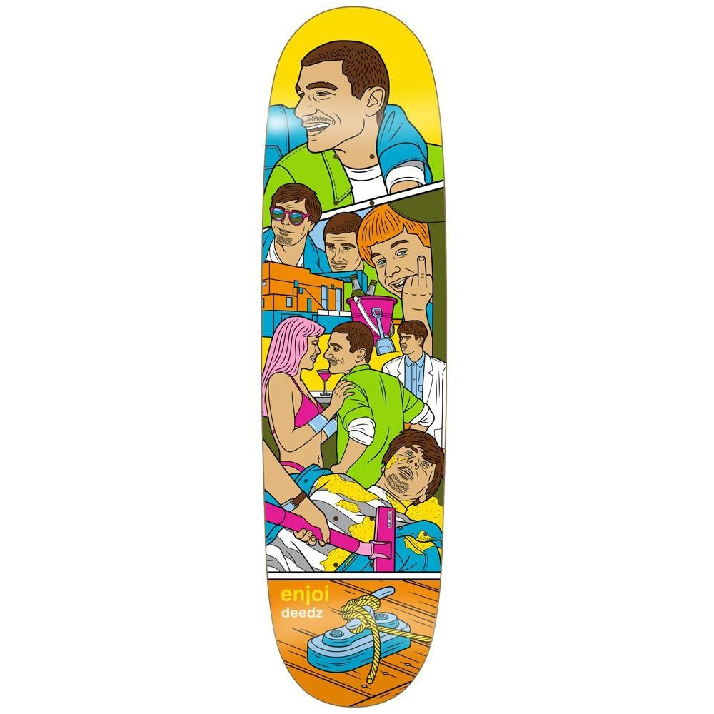 Enjoi Thaynan Weekend At Louies Deedz Skateboard Deck Multi 8"