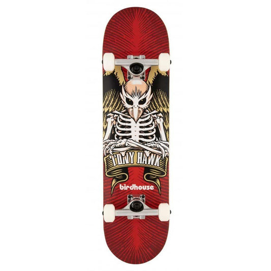 Birdhouse Factory Complete Skateboard Stage 1 Tony Hawk Icon Red 8"