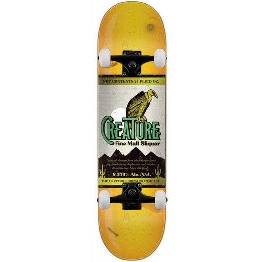 Creature Everslick Malt Sliquor SM Complete Skateboard Yellow 8.375"