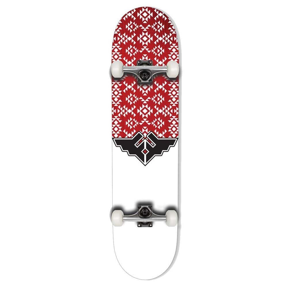 Fracture Skateboards Wings V3 Factory Complete Skateboard Red 7.75"