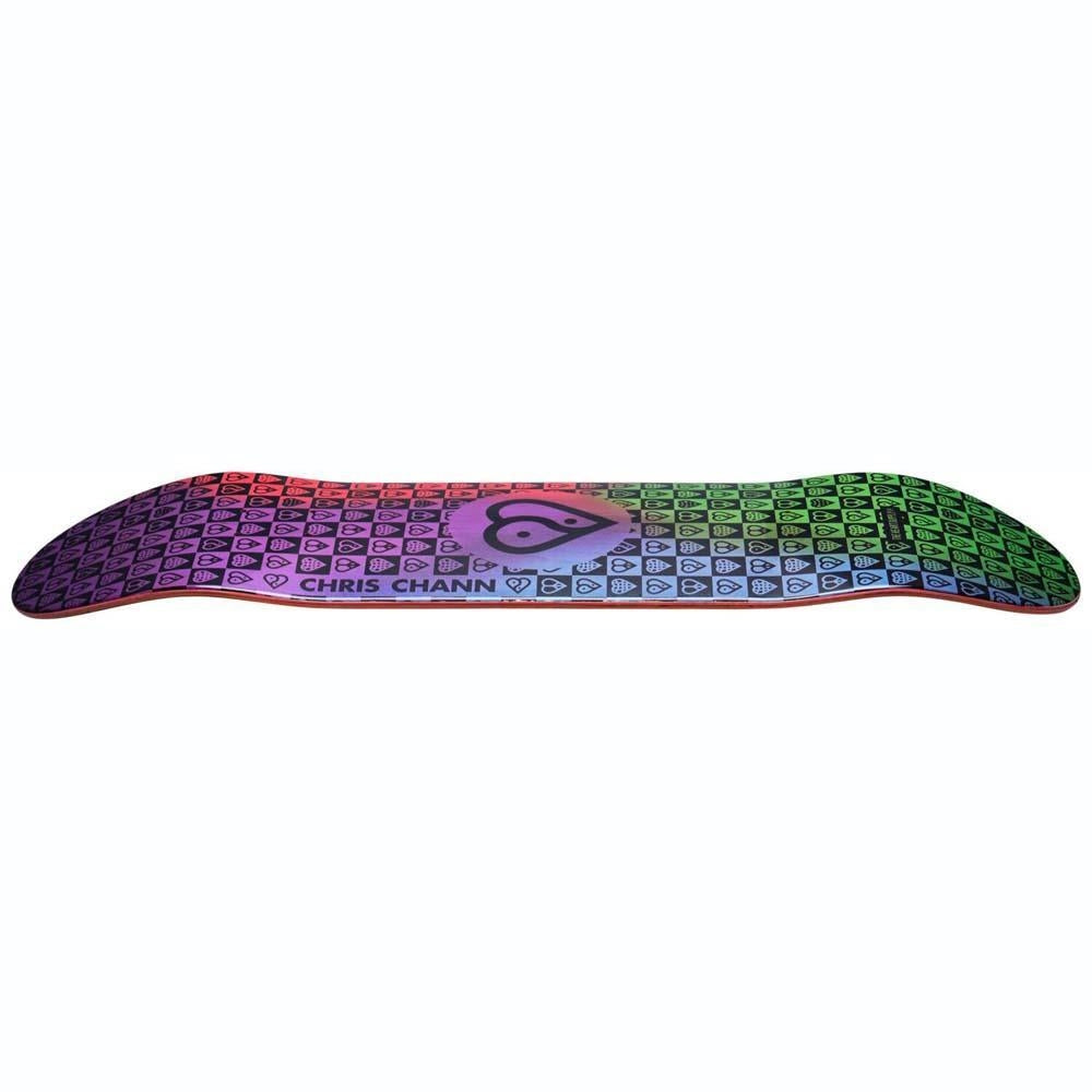 Heart Supply Chris Chann Trinity Tie-Dye Veneer Impact Light Skateboard Deck 8.25"