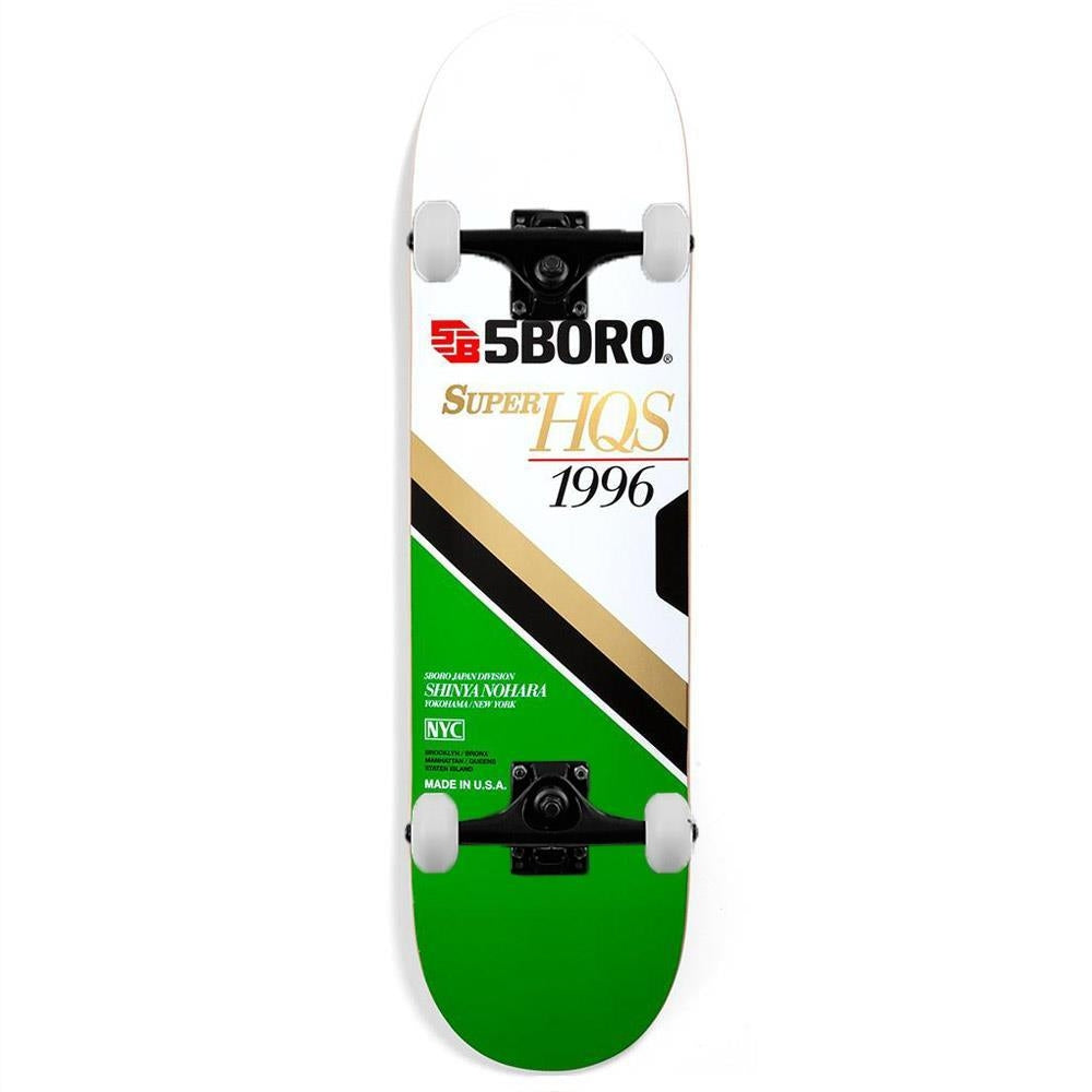 5 Boro VHS Shinya Nohara Complete Skateboard Green 8.125"