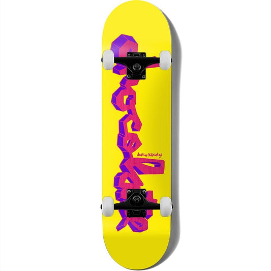 Chocolate Eldridge Lifted Chunk Complete Skateboard Yellow 8.25"