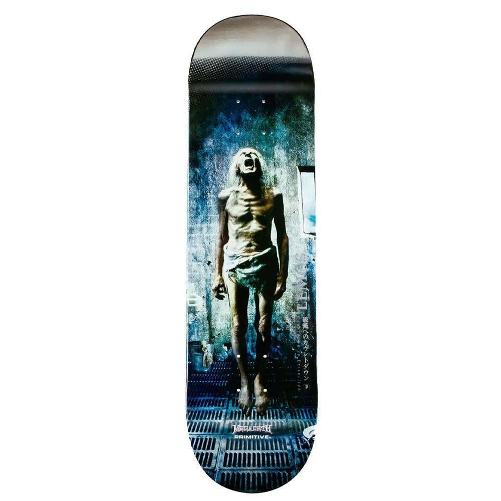Primitive Lemos Countdown To Extinction Skateboard Deck Silver 8.25"