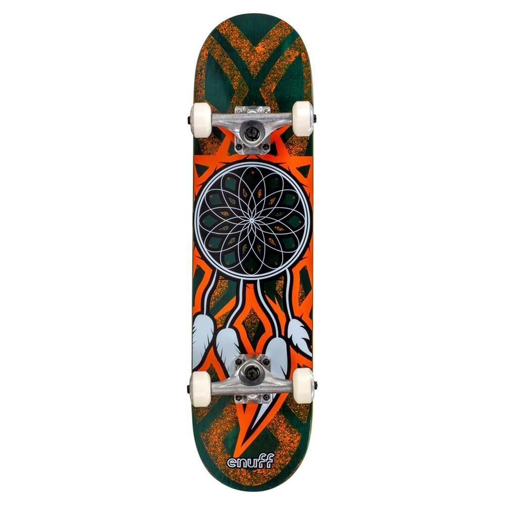 Enuff Dreamcatcher Factory Complete Skateboard Teal Orange 7.75"