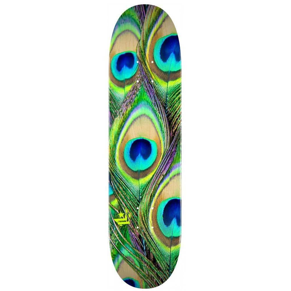 Mini Logo Skateboard Deck 18 Peacock Feather 291 Multi Colour 7.75"