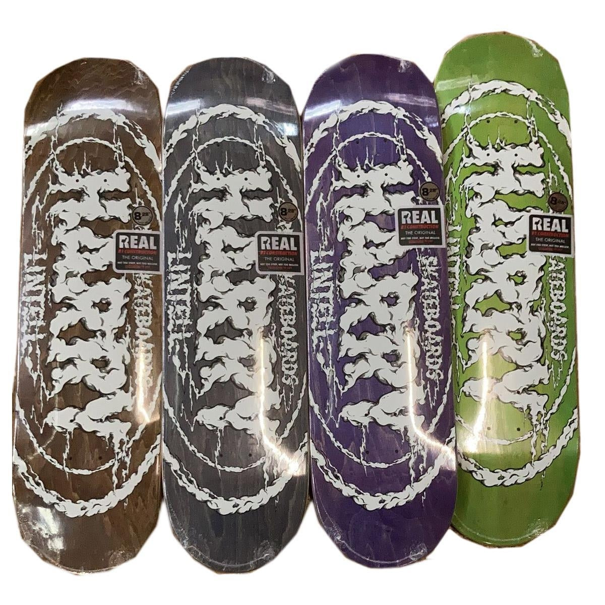 Real Deck New Pro Oval Harry Lintell Complete Skateboard 8.25"