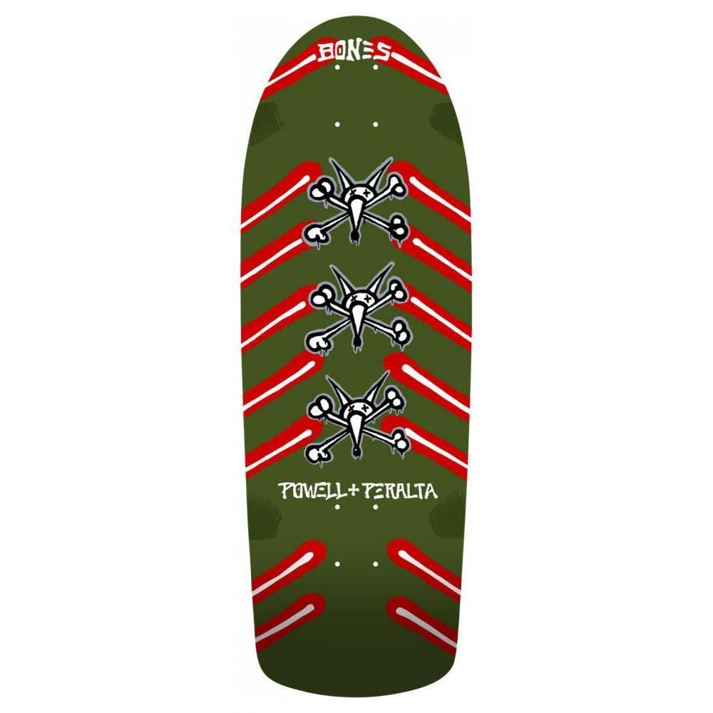 Powell Peralta Reissue Skateboard Deck OG Rat Bones Shape 265 Olive Green 10"