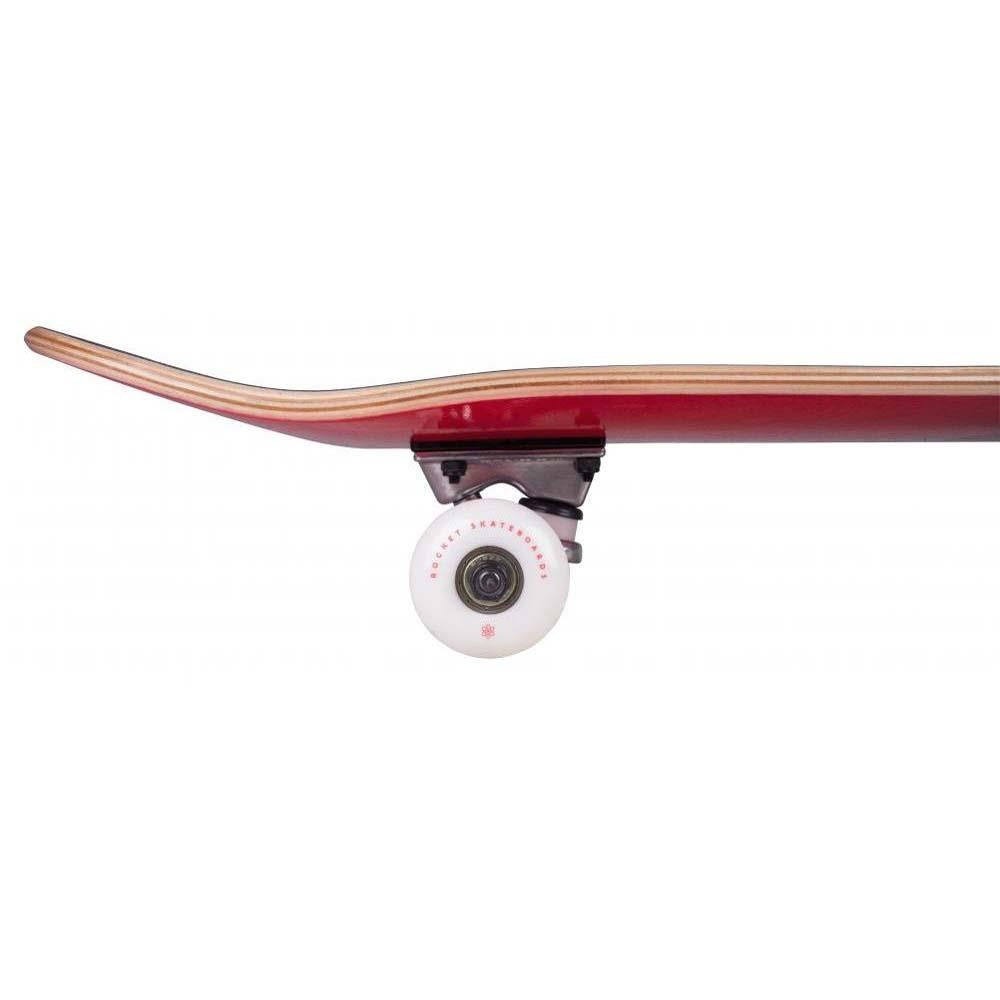 Rocket Complete Skateboard Double Dipped Red Bue 7.5"