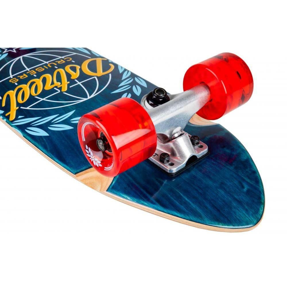 D Street Cruiser Atlas Factory Complete Skateboard Blue 28"