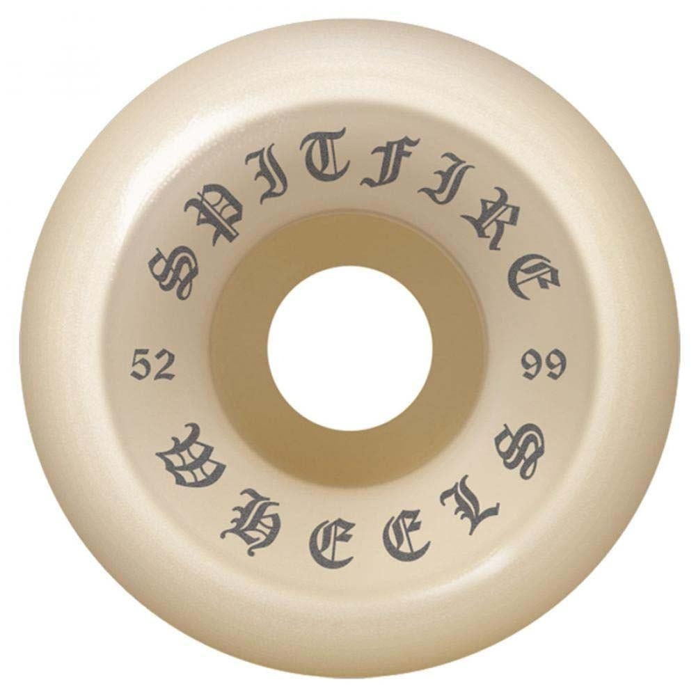 Spitfire OG Classic Skateboard Wheels 99a White 52mm