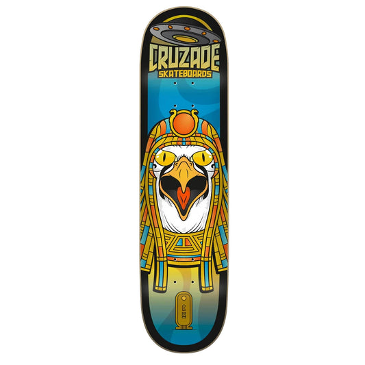 Cruzade Conspiracy Ramses  Skateboard Deck Blue 8