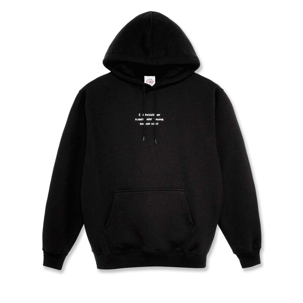 Polar Struggle Hooded Sweatshirt Black