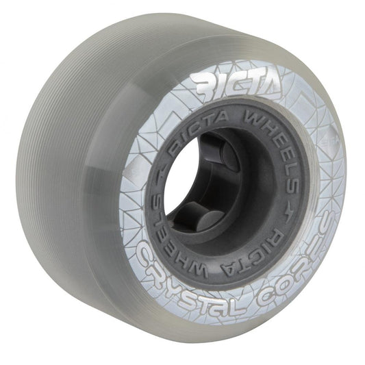 Ricta Crystal Cores Skateboard Wheels 95a Grey Clear 54mm