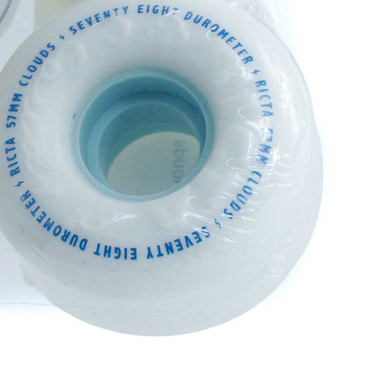 Ricta Clouds 78A Skateboard Wheels White Blue 56mm