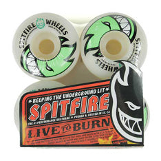 Spitfire Bigheads Green Skateboard Wheels 99DU 53mm