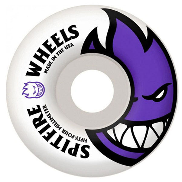 Spitfire Bigheads Purple Skateboard Wheels 54mm 99DU