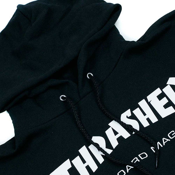 Thrasher Magazine Black Skate Mag Logo Hooded Sweatshirt