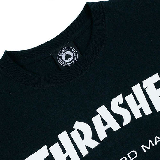 Thrasher Magazine Black Skate Mag Logo T-Shirt