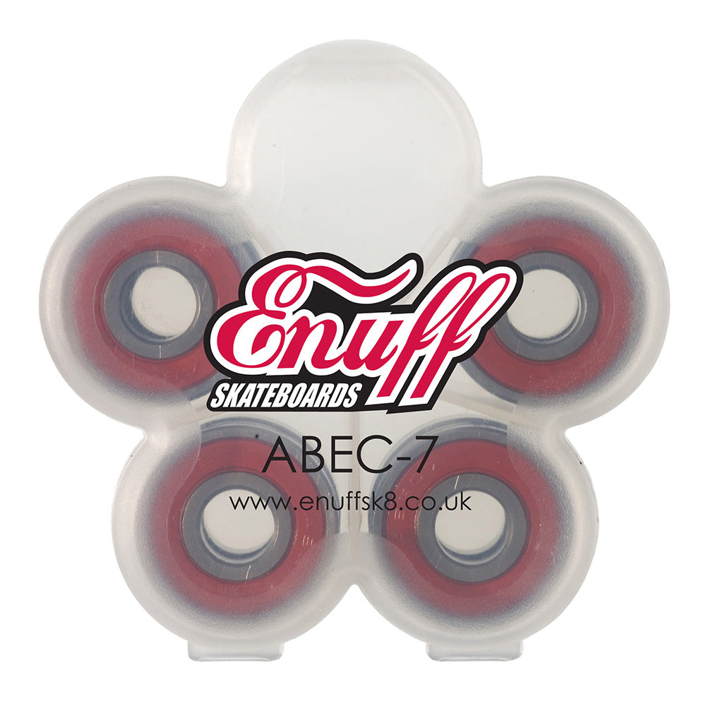 Enuff Abec 7 Skateboard Bearings Red