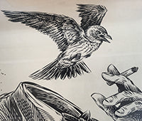 Ben Horton 'Skylarking' - Black Sheep Manchester exhibition teaser blog thumbnail