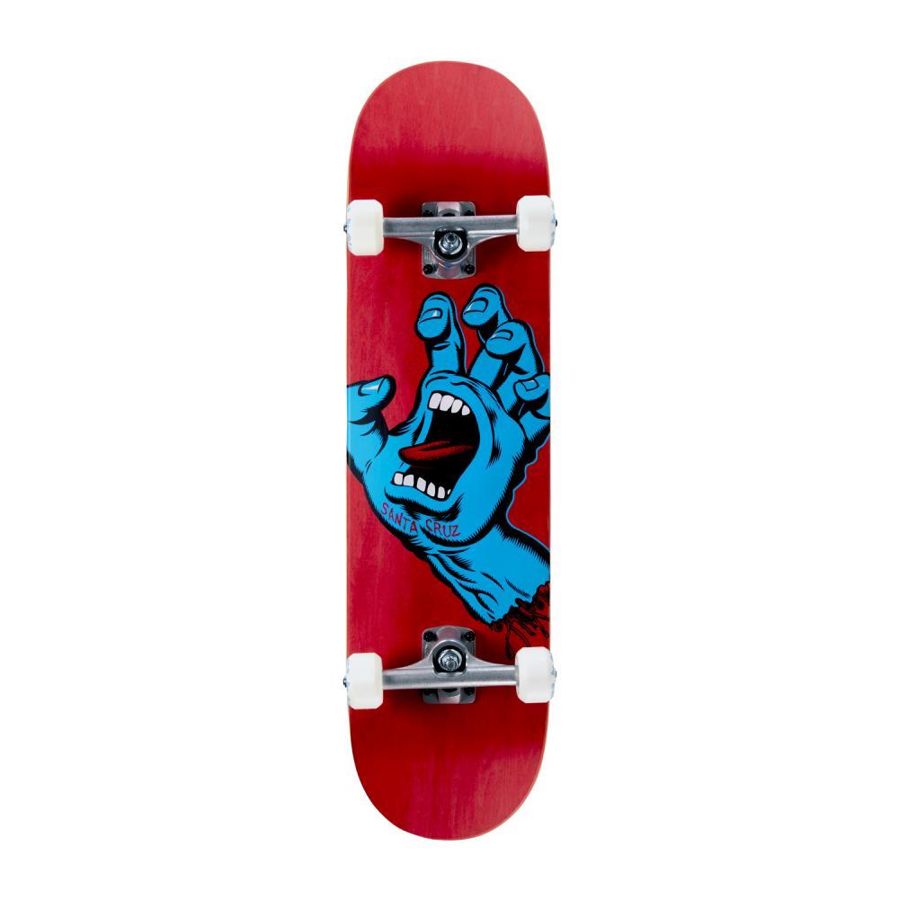 Santa Cruz Screaming Hand Red Complete Skateboard Kit 8"