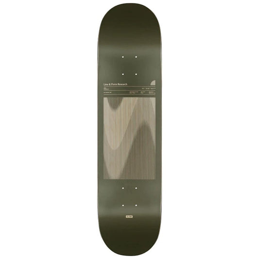 Globe G1 Lineform Skateboard Deck Olive Green 8.0"