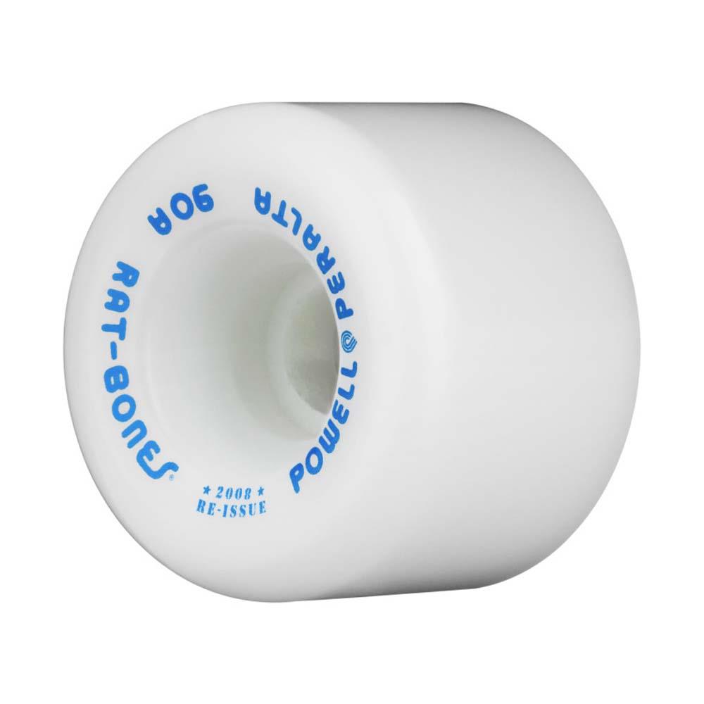 Powell Peralta Rat Bones Skateboard Wheels White 90a 60mm