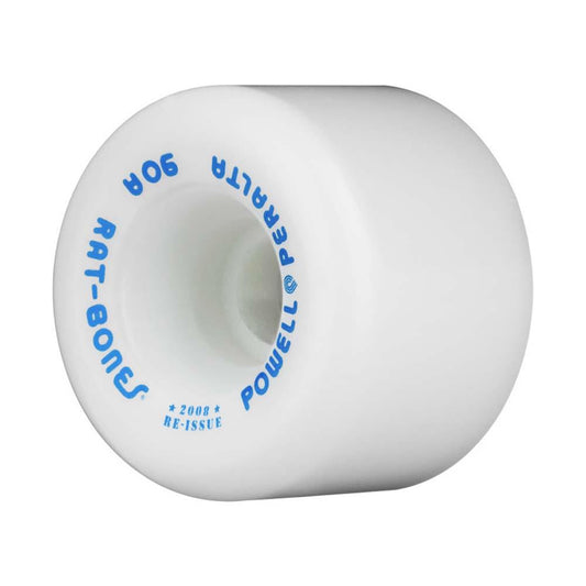 Powell Peralta Rat Bones Skateboard Wheels White 90a 60mm