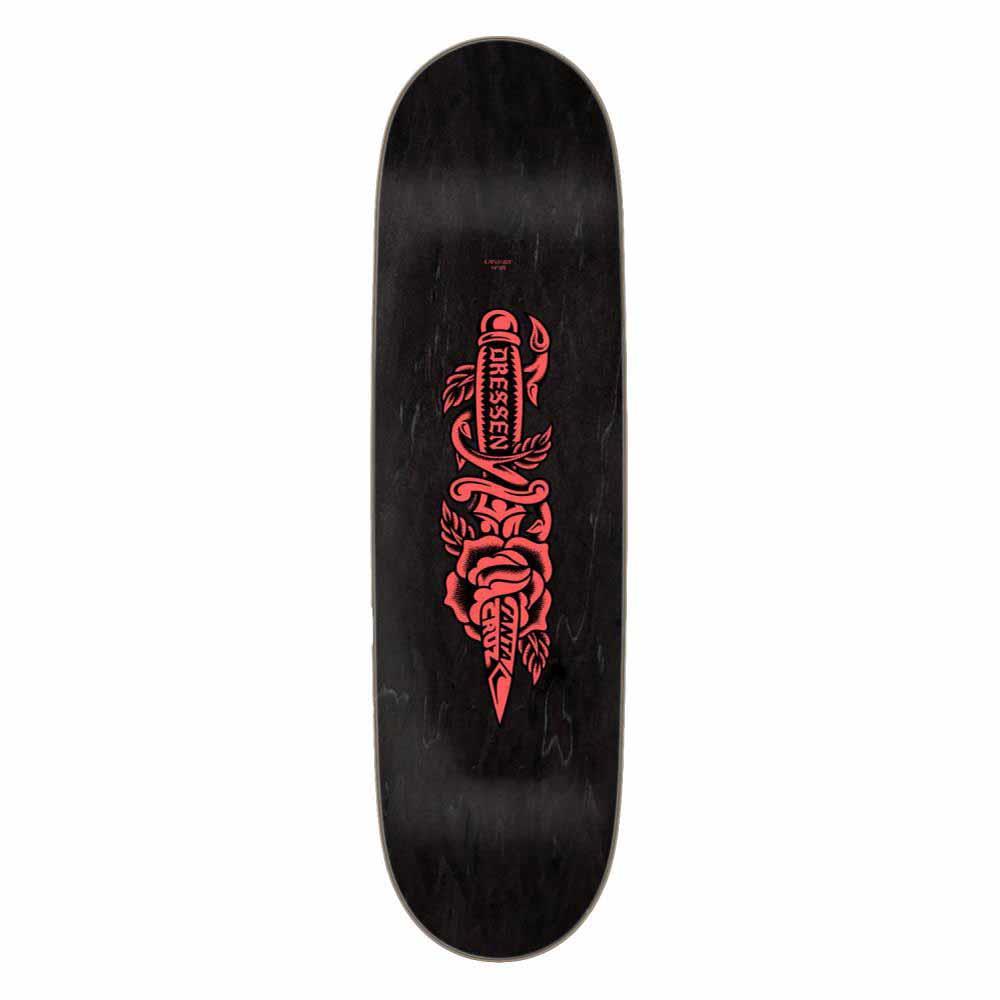 Santa Cruz Skateboard Deck Dressen Rose Dagger Pro Multi 8.7"