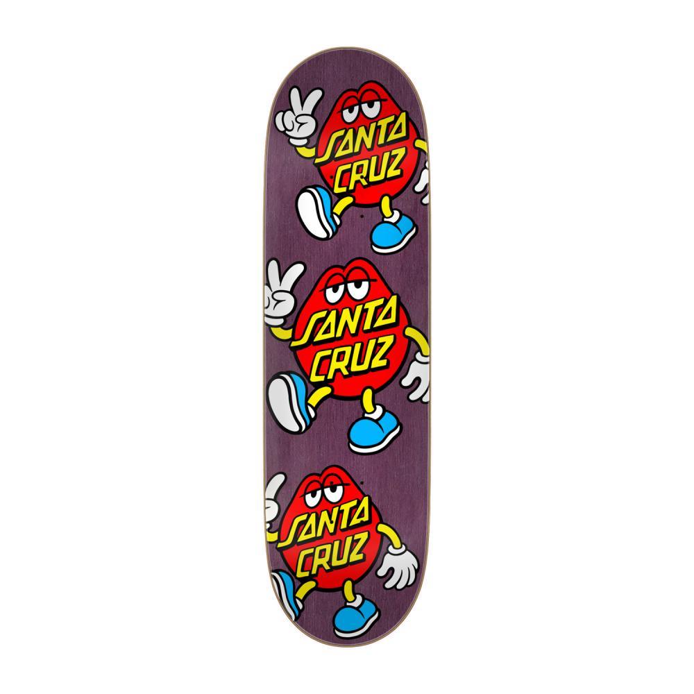 Santa Cruz Team Skateboard Deck Dot Guy ATV Purple 8.8"