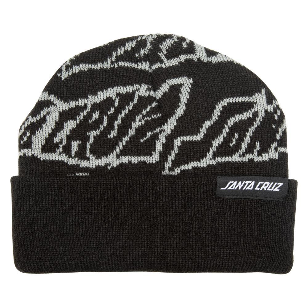 Santa Cruz Beanie Creep Repeat Black One Size