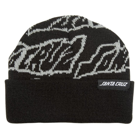 Santa Cruz Beanie Creep Repeat Black One Size