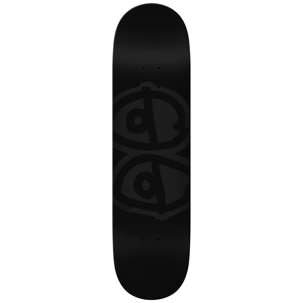 Krooked Skateboard Deck Team Eyes Black 8.5"