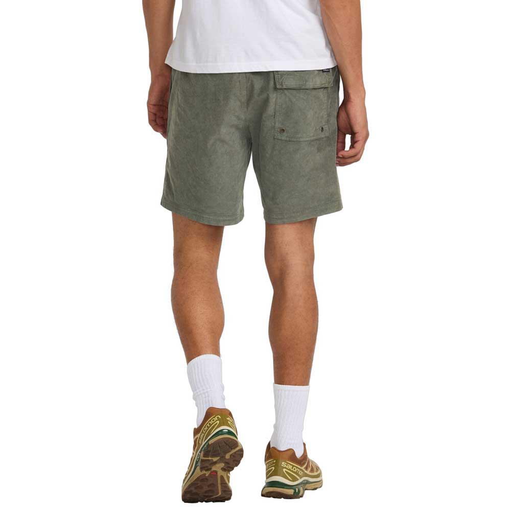 RVCA Escape Elastic Cord Shorts Sage Leaf