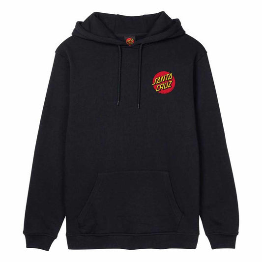 Santa Cruz SP26 Classic Dot Chest Hooded Sweatshirt Black