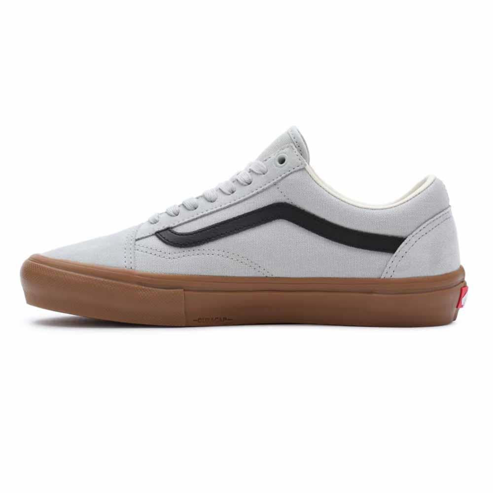 Old skool vans grey and white online